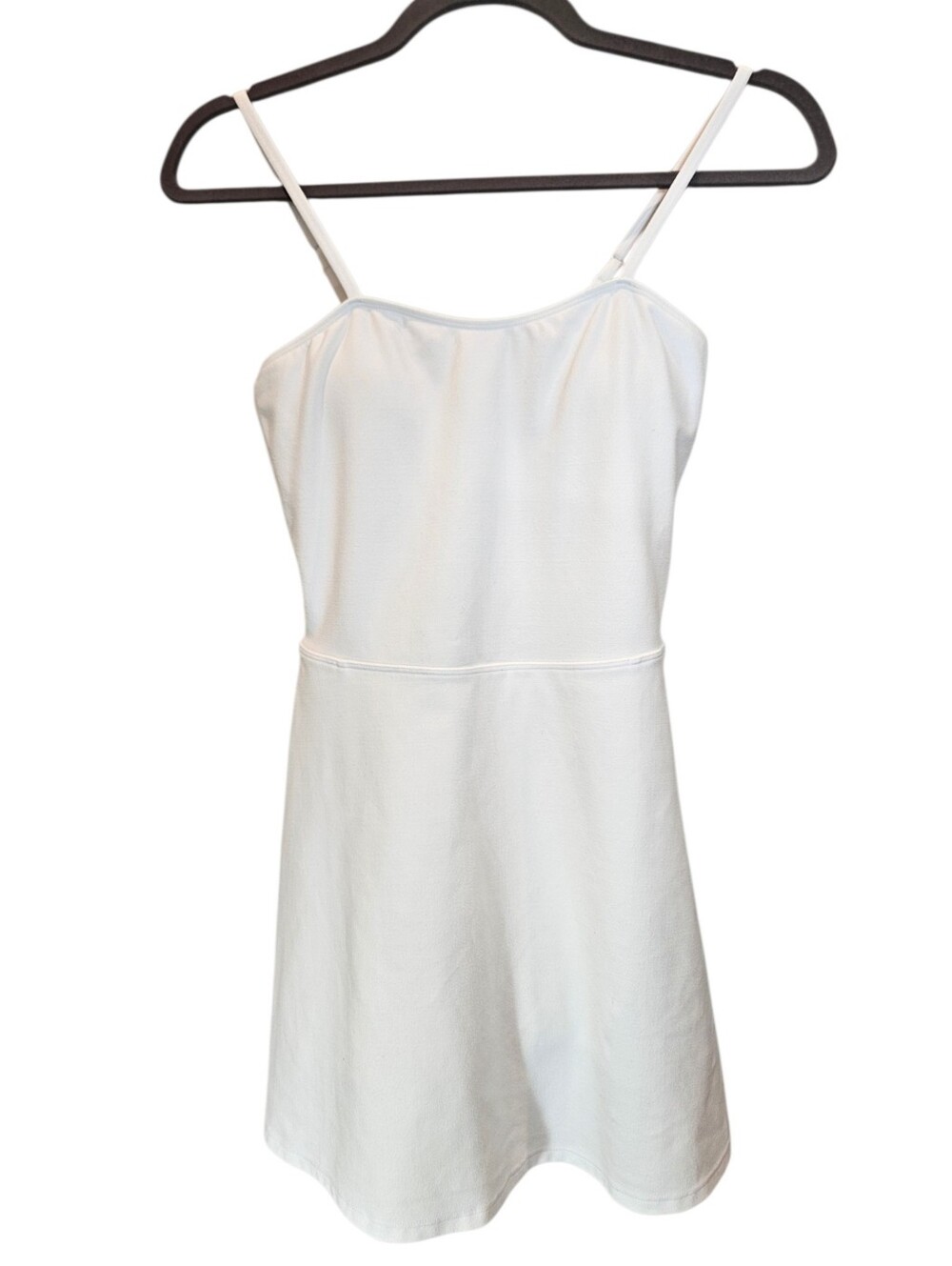 Alo Yoga Courtside Tennis Dress White Built In Shorts XS - Picture 10 of 14
